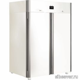 Холодильный шкаф с металлическими дверьми CB114-Sm Alu