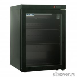 Холодильный шкаф со стеклянными дверьми DM102-Bravo черный