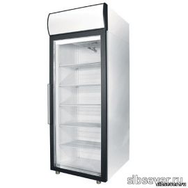 Холодильный шкаф со стеклянными дверьми DP107-S с мех замком
