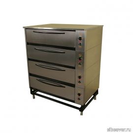 Шкаф жарочно-пекарный секционный ЭШП-4с корпус оцинк.сталь
