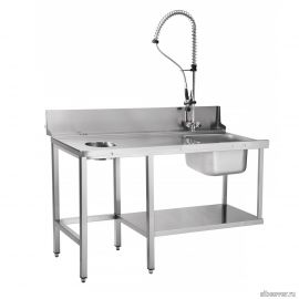 Стол предмоечный СПМП-6-5 для купольных посудомоечных машин